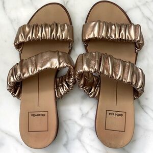 🌹 rose gold, Dolce Vida Slip On Sandals